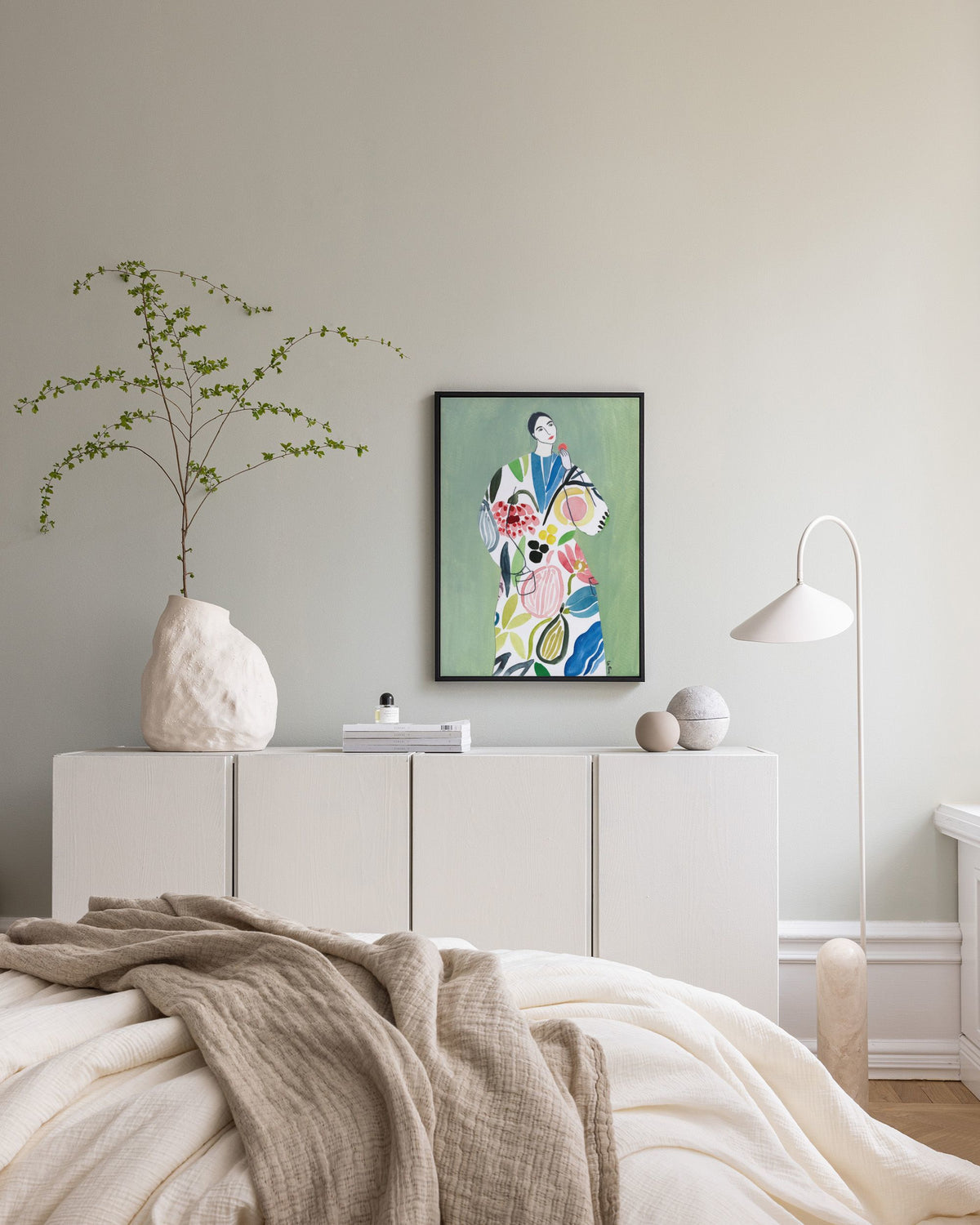 Pear Coat Canvas print