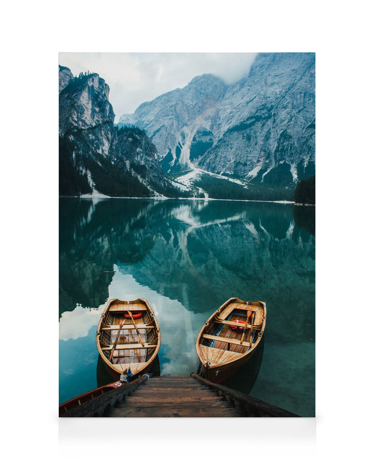 Two in the Lake Canvas print