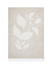 Beige Silhouette No2 Canvas print