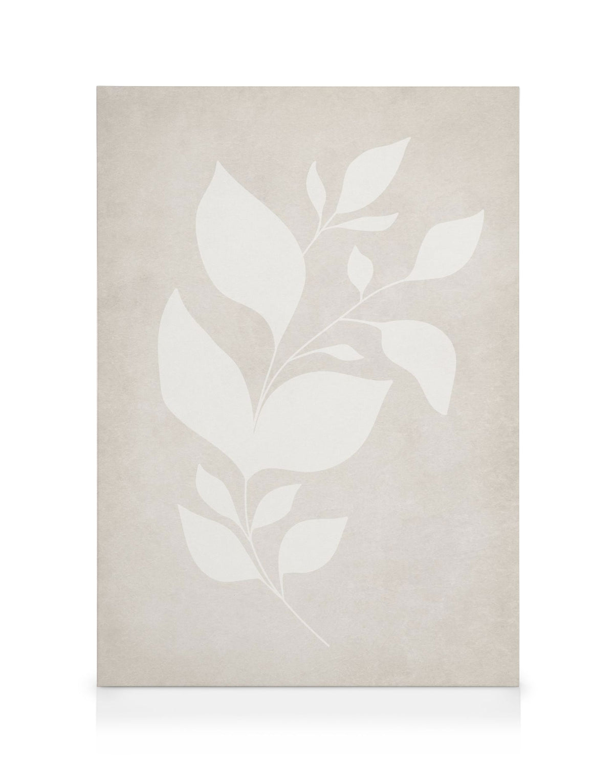 Beige Silhouette No2 Canvas print