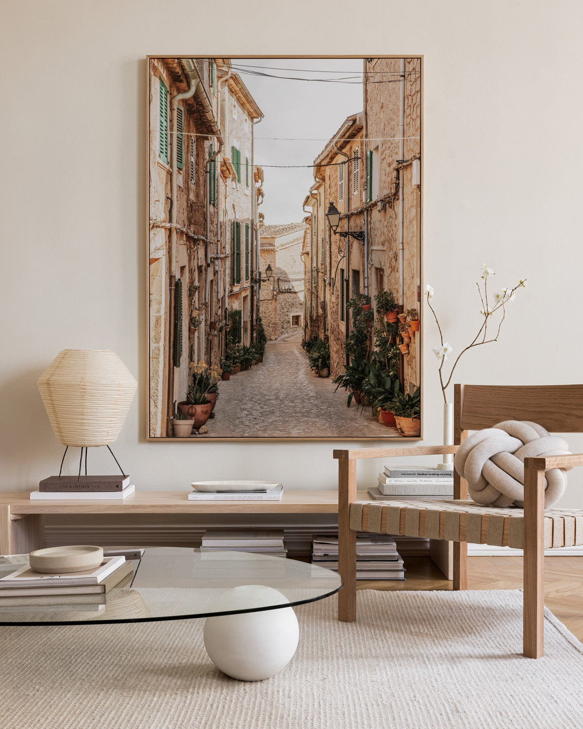 Valldemossa Alley Canvas print