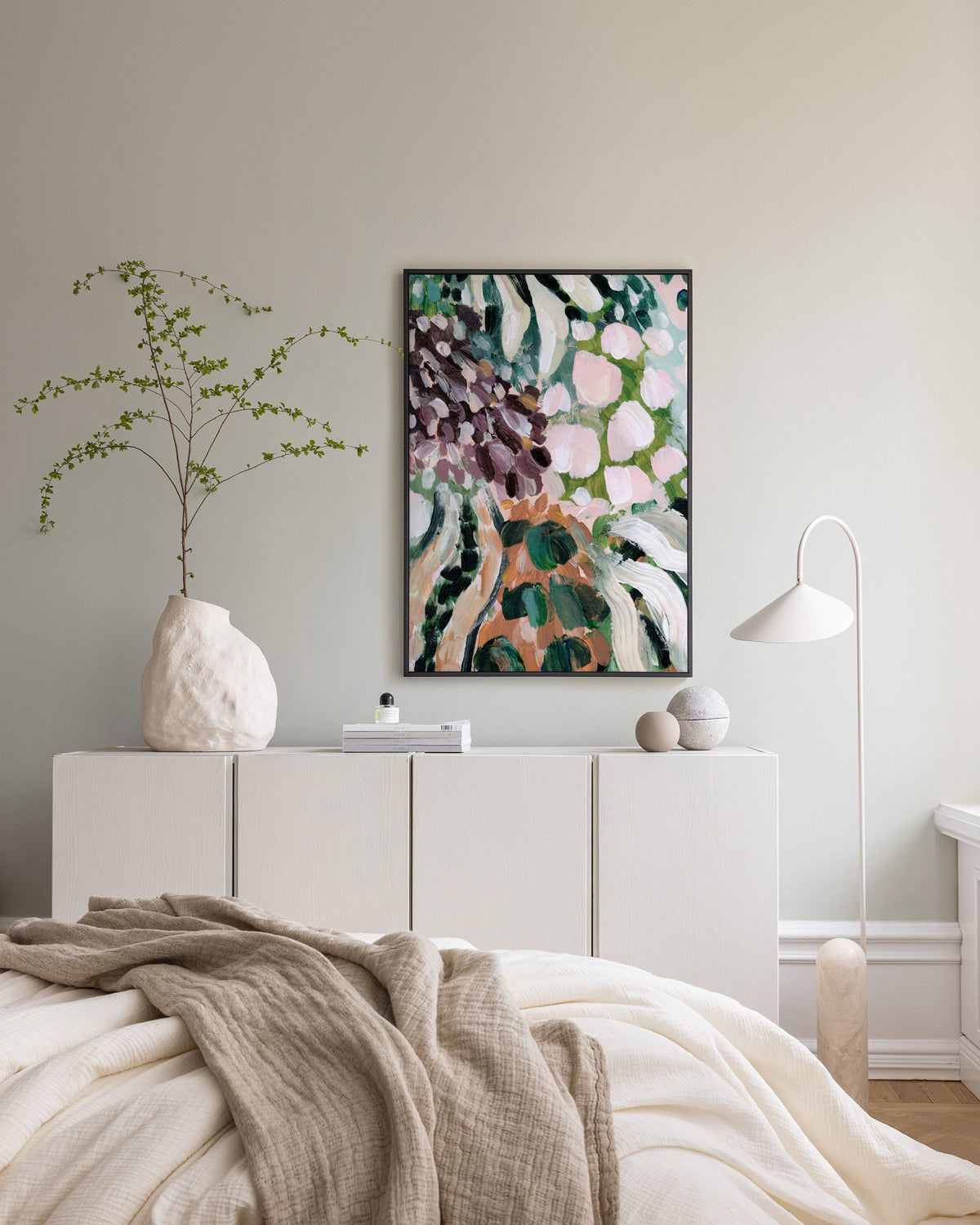 Acrylic Garden No2 Canvas print