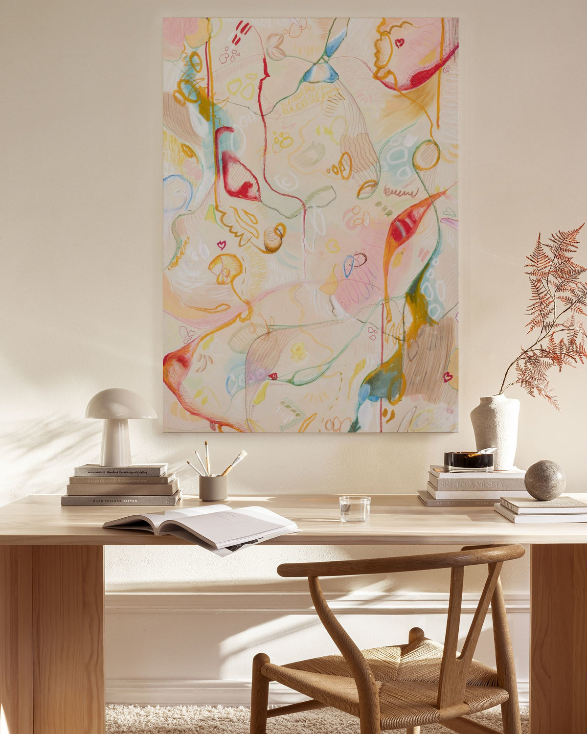 Plot Twist Canvas print