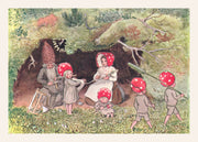 Elsa Beskow - Children of the Forest No1 Print