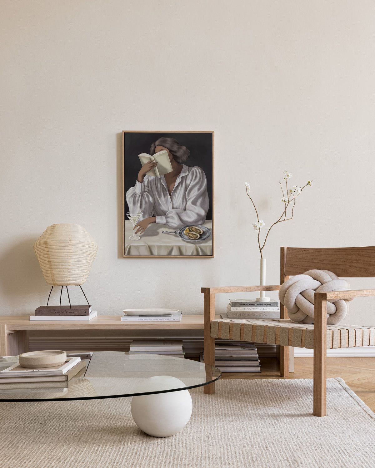 Read Between the Sips Canvas print