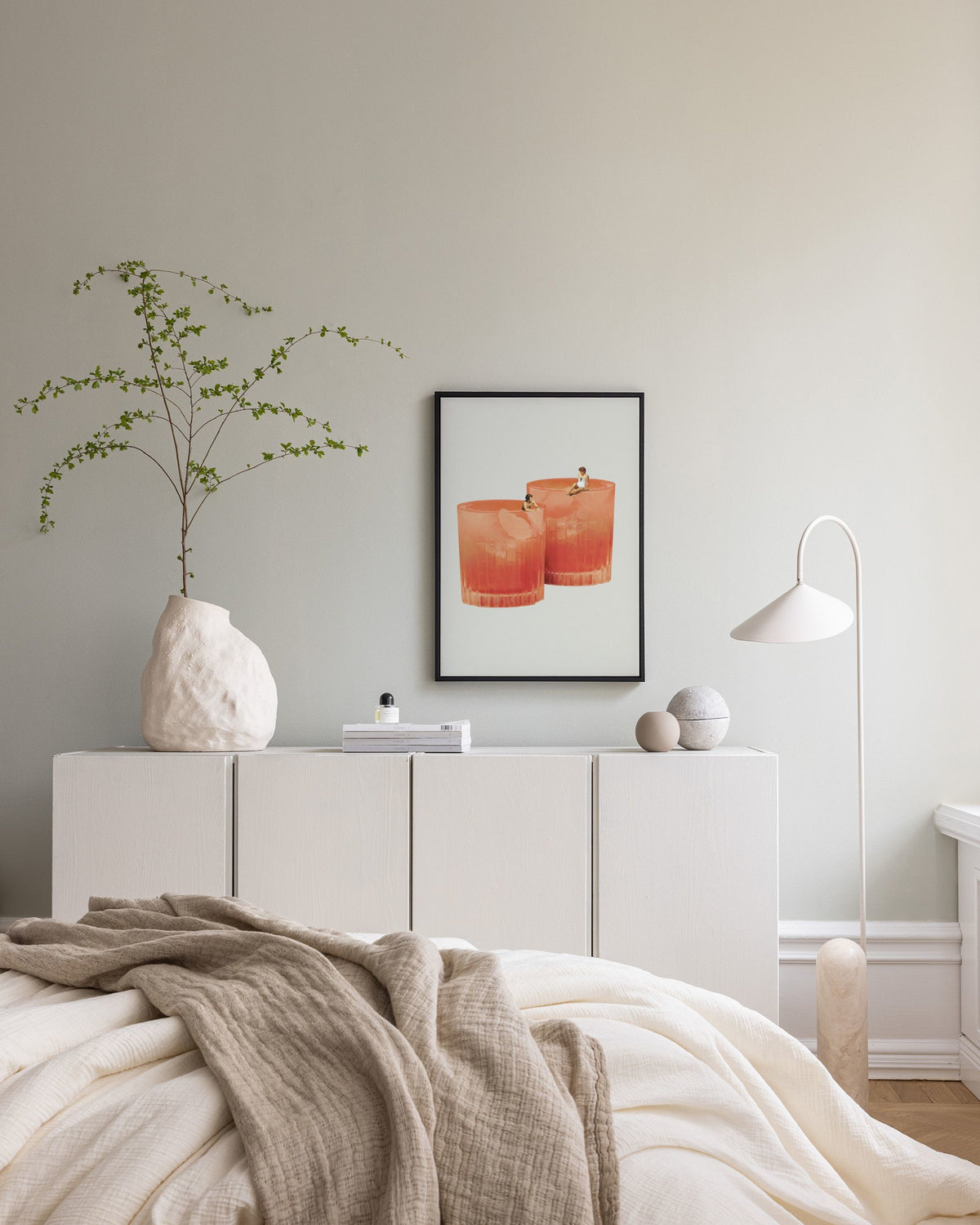 Maarten Leon - Holiday in a Glass No2 Canvas print