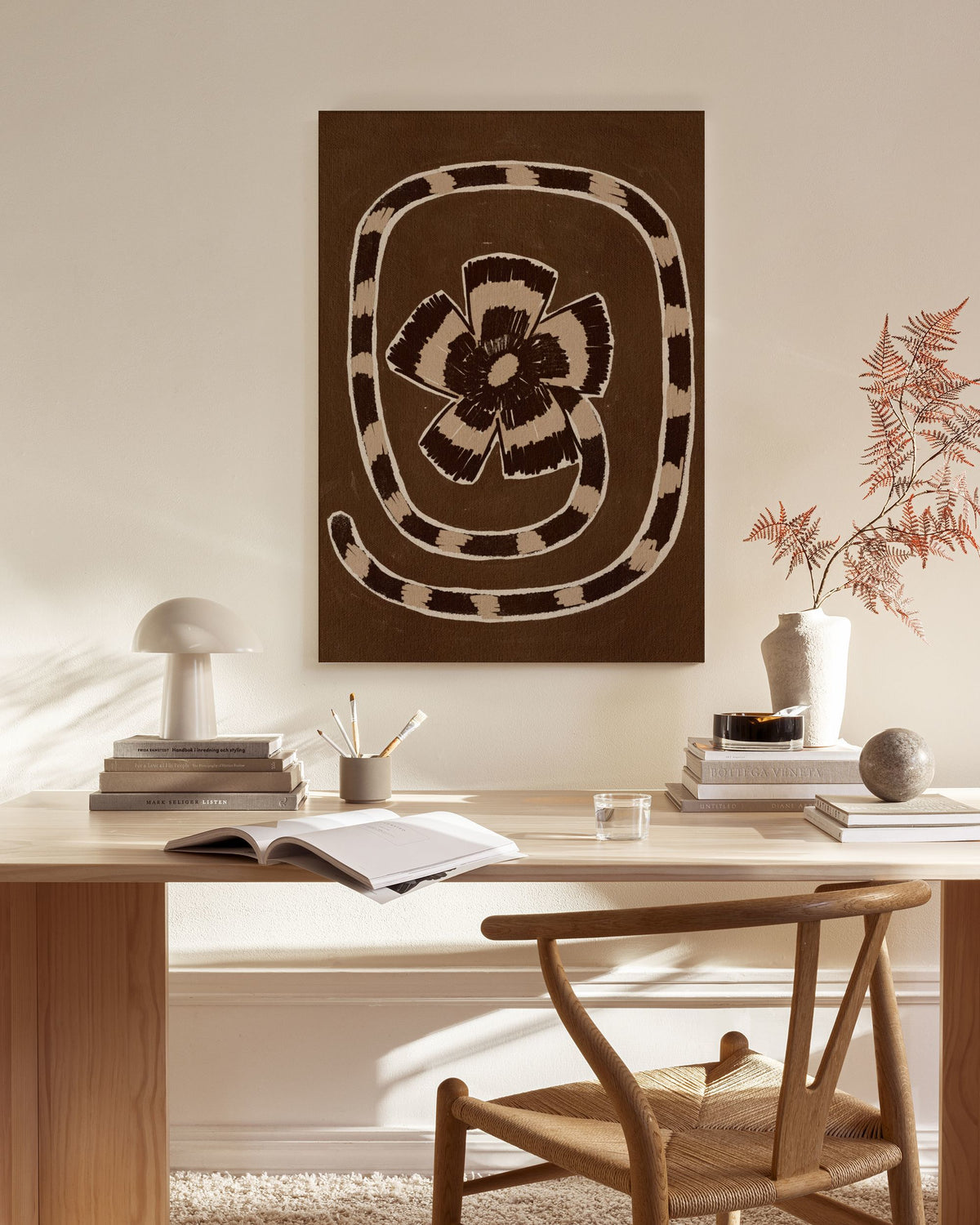 Shatha Al Dafai - Delicate Bloom 10 Canvas print