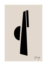 Monochrome Abstract No2 Print