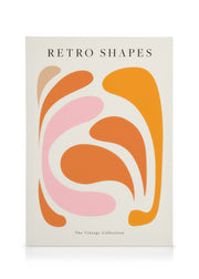 Retro Shapes No1 Canvas print