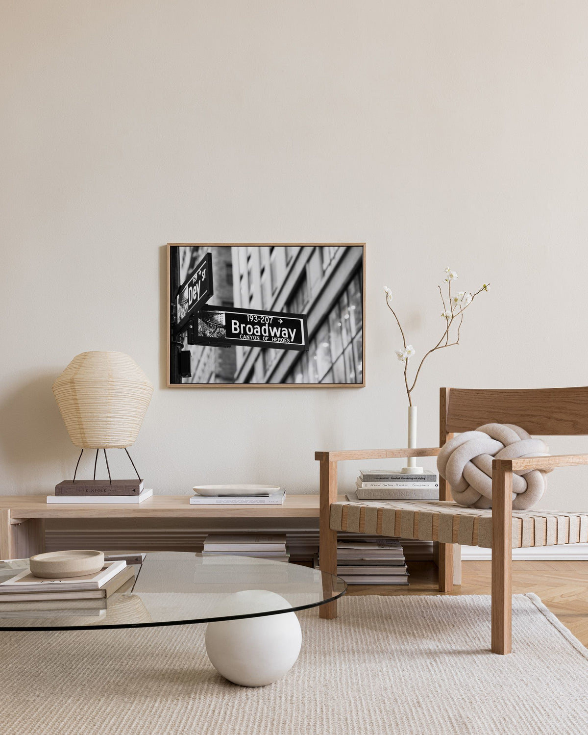 Broadway Sign Canvas print