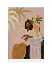 Arty Guava - Lay Hoon - Woman Waiting Canvas print