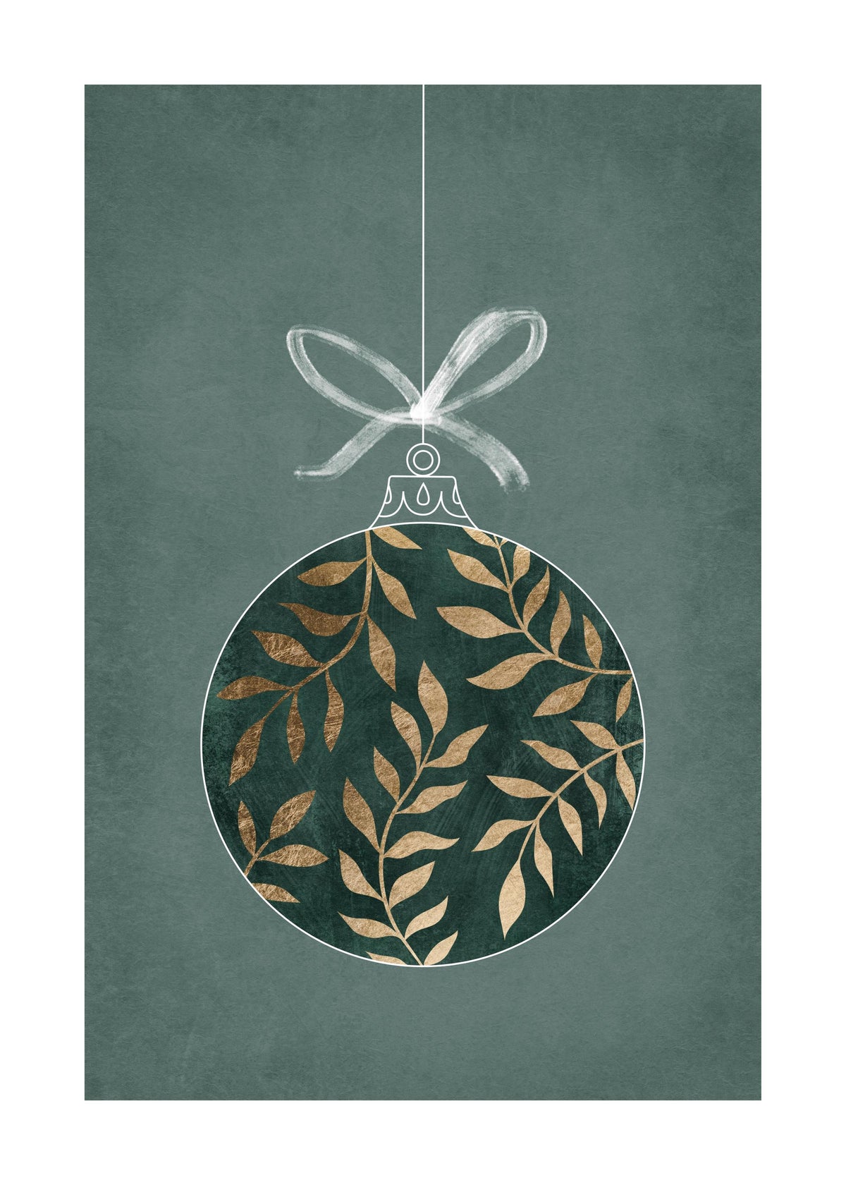 Golden Ornament Print