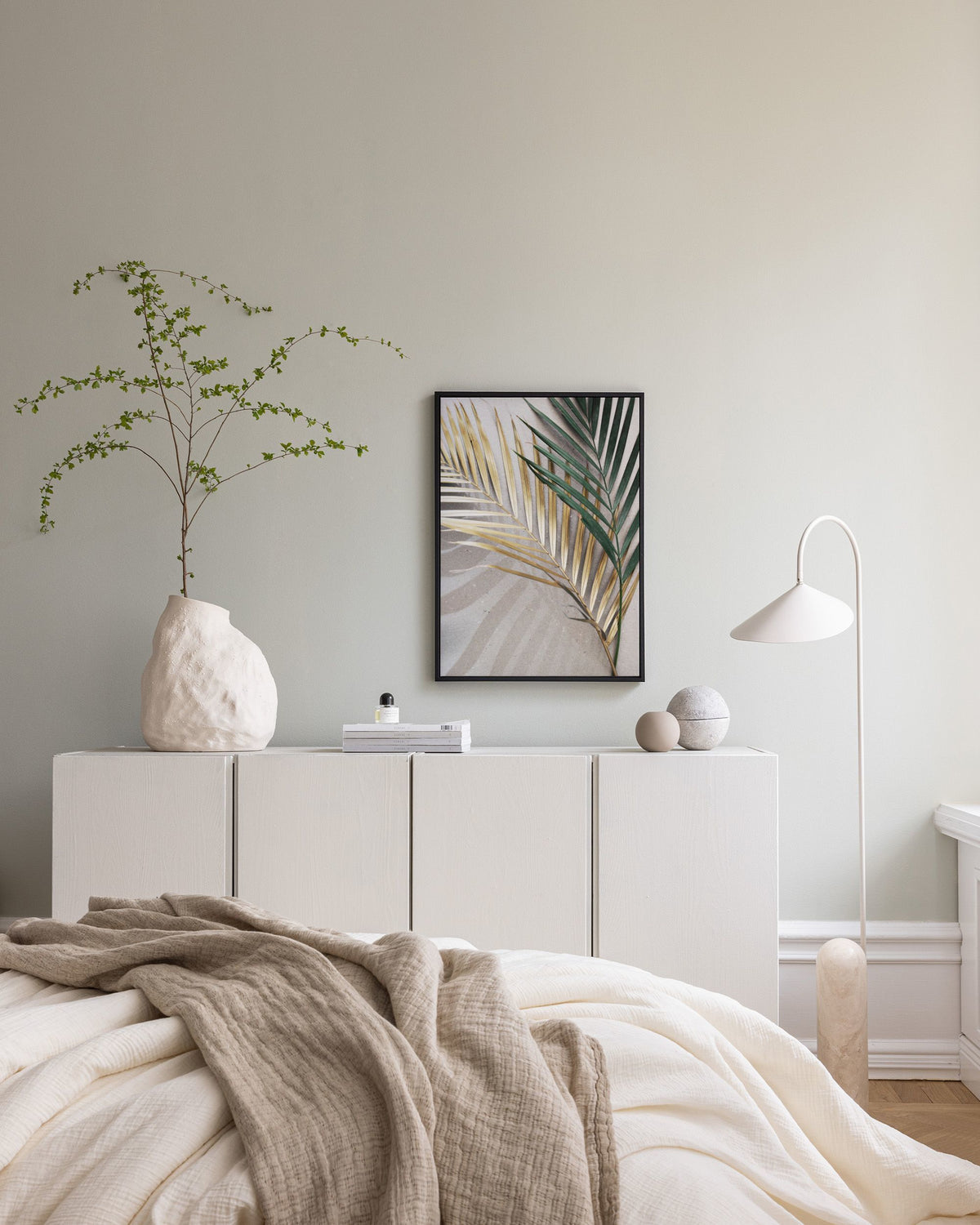 Golden Leaves Canvas print