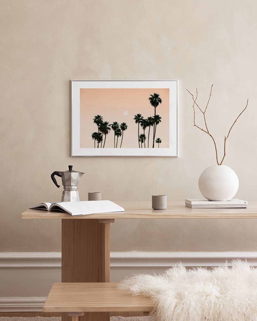 Palms in the Sky Print