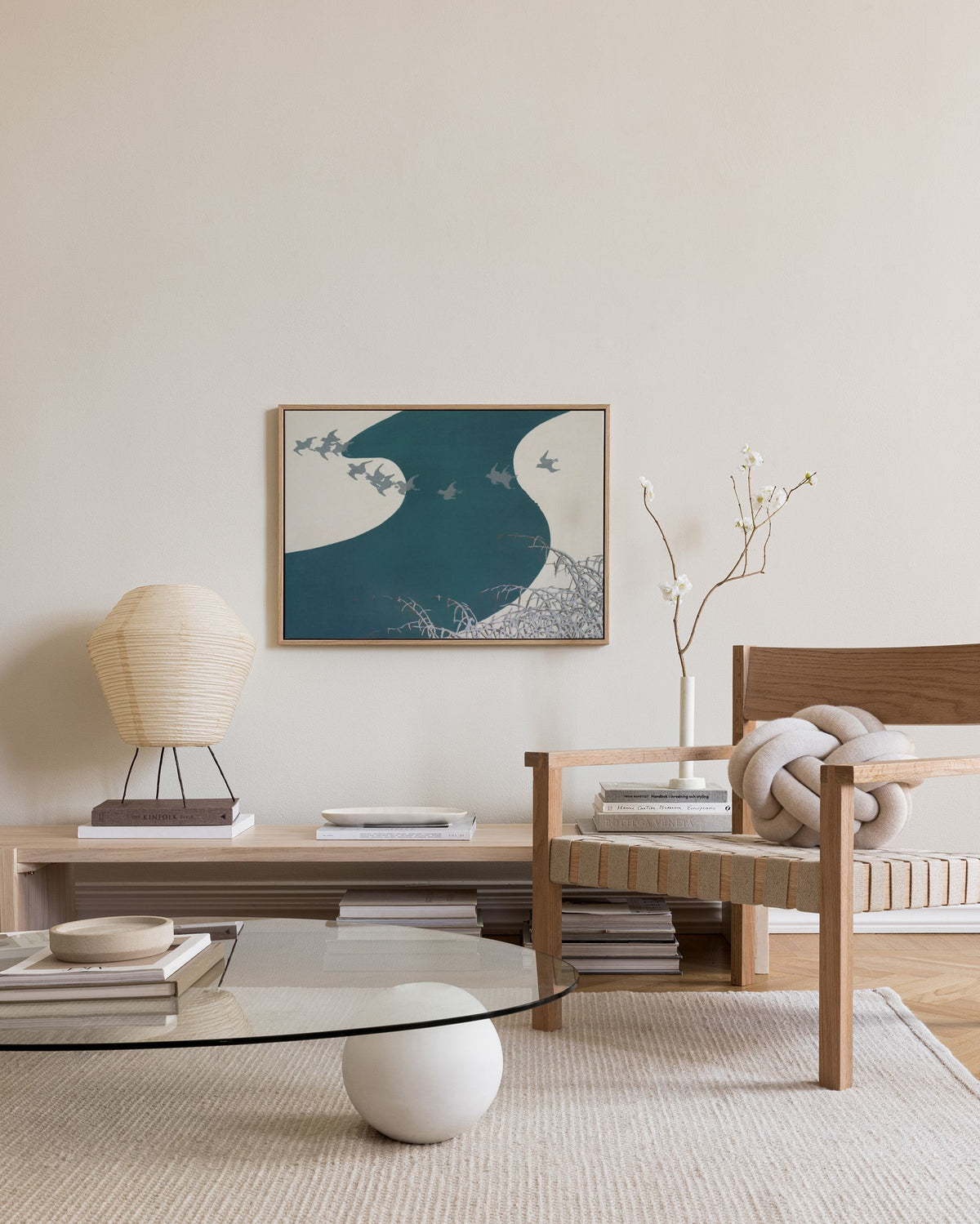 Kamisaka Sekka - Birds from Momoyogusa Canvas print