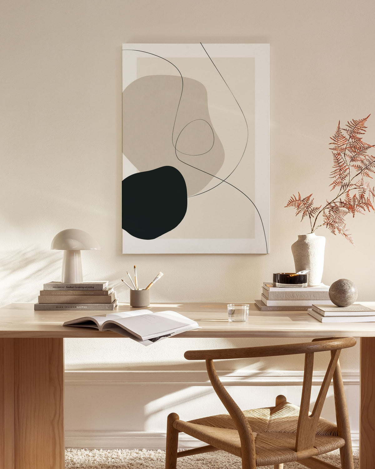 Boho Shapes Canvas print