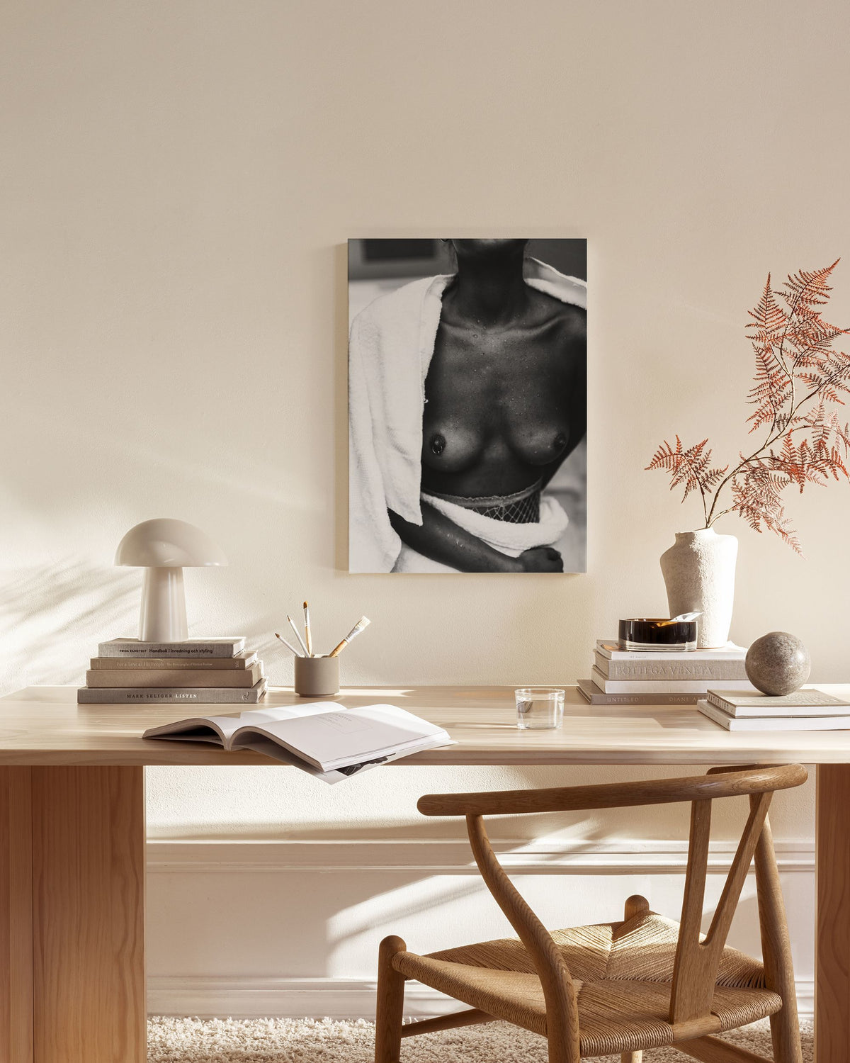 Getting Dry Canvas print