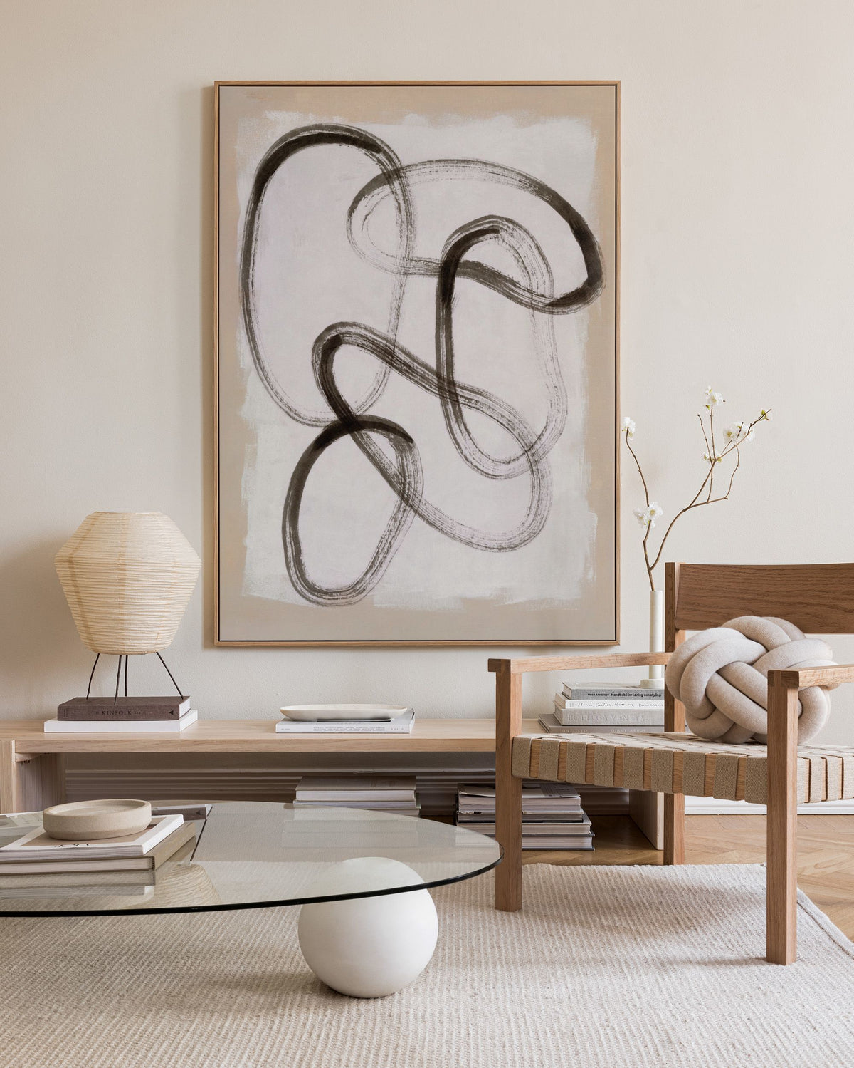 Infinate Brush Strokes Canvas print