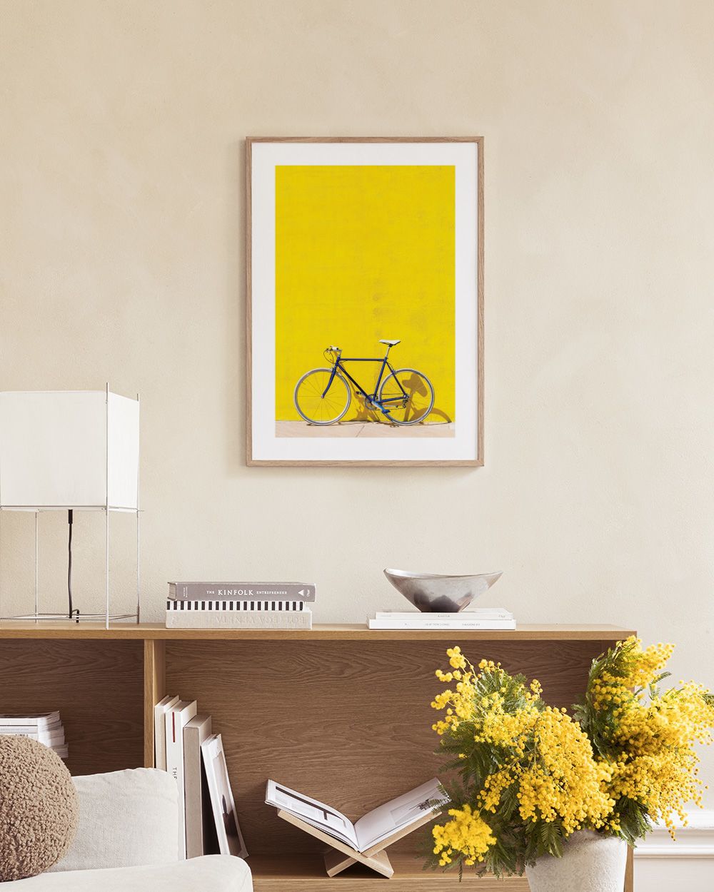 Yellow Bike Print