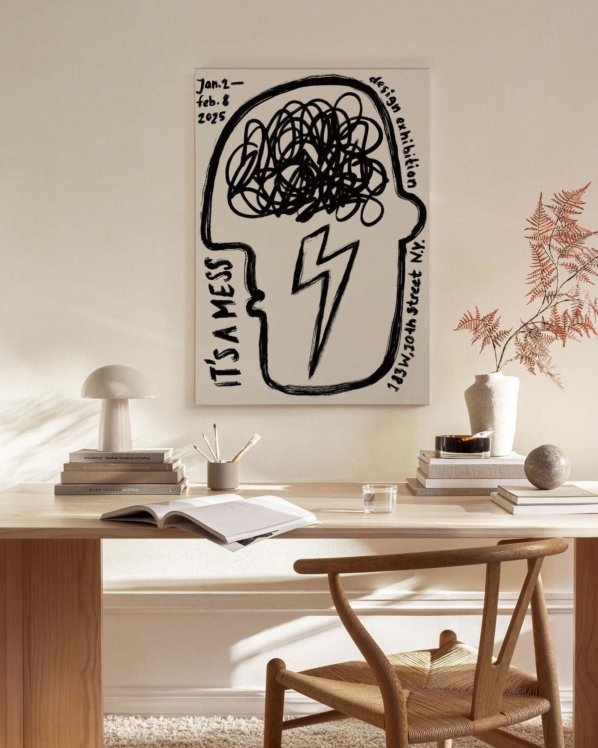 It's a Mess Canvas print