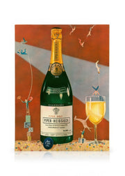 Vintage Champagne Canvas print