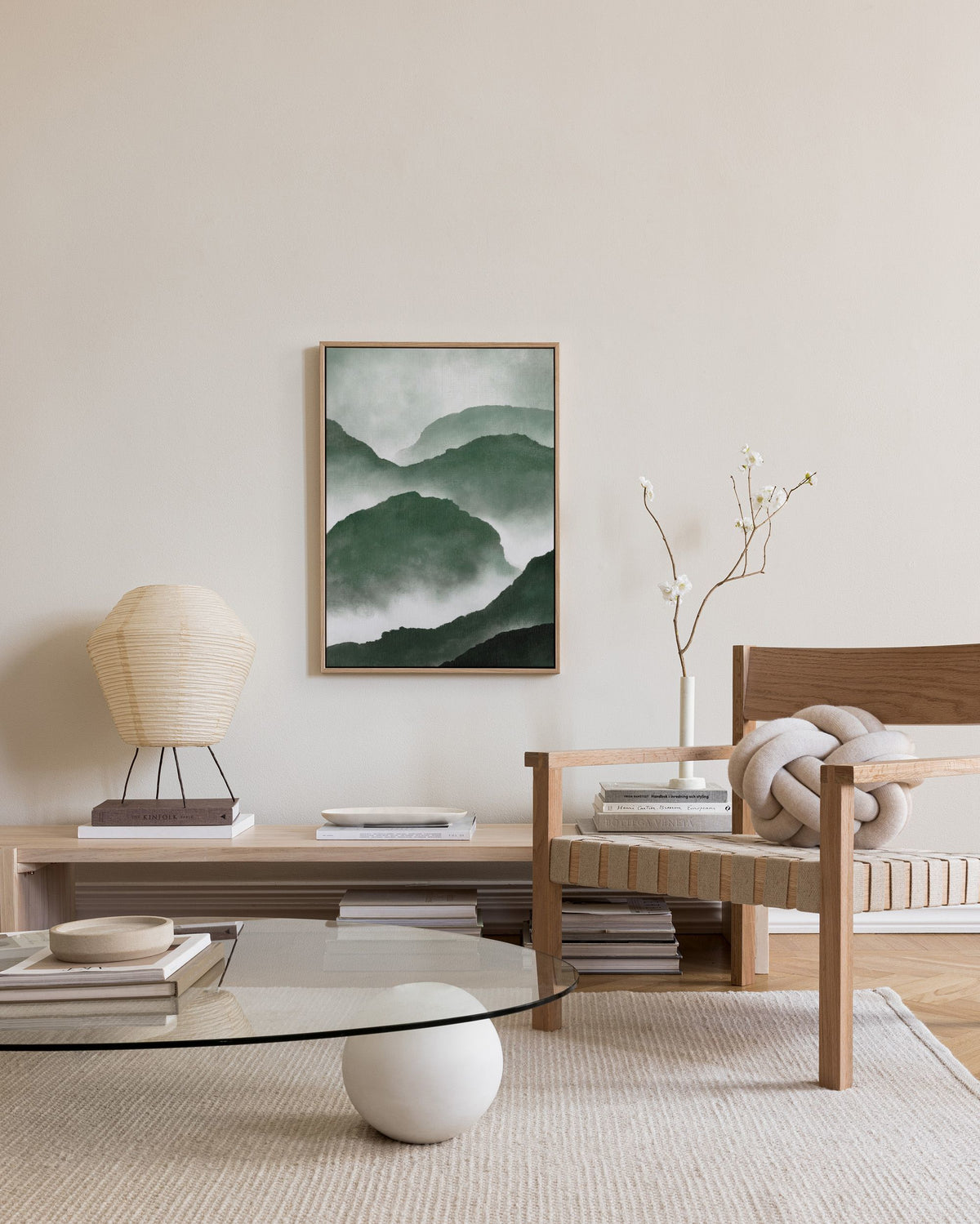 Mistscape No1 Canvas print