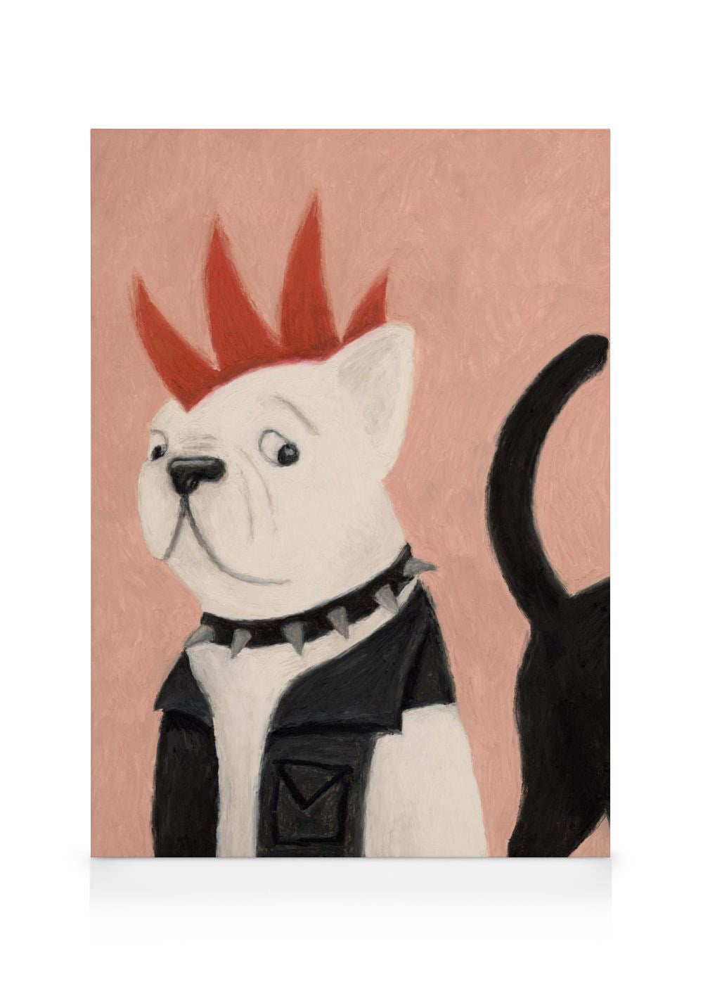 Frenchie Punk Canvas print