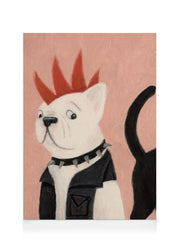 Frenchie Punk Canvas print