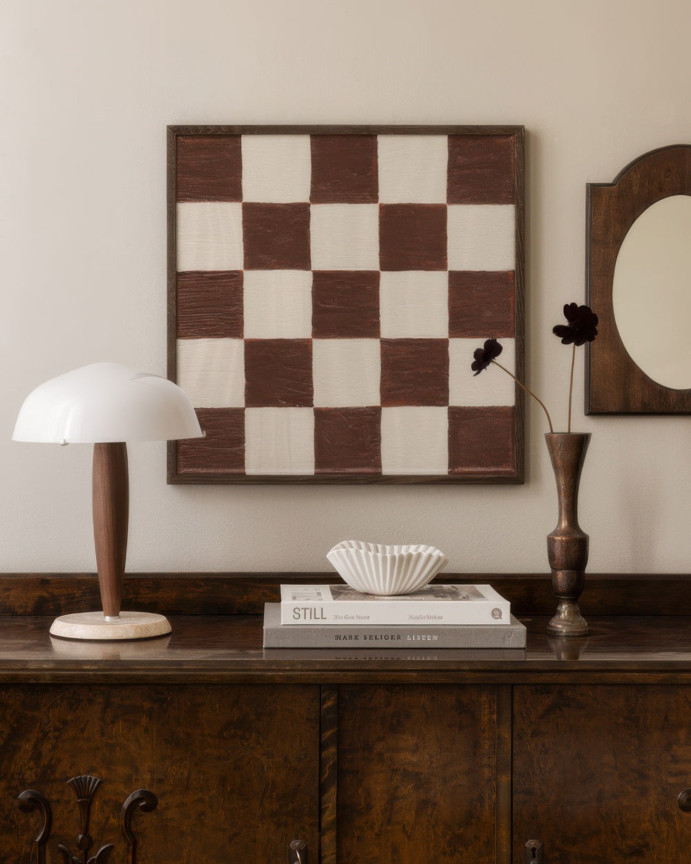 Checkered Square Print