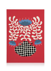 Vase à Carreaux No1 Canvas print