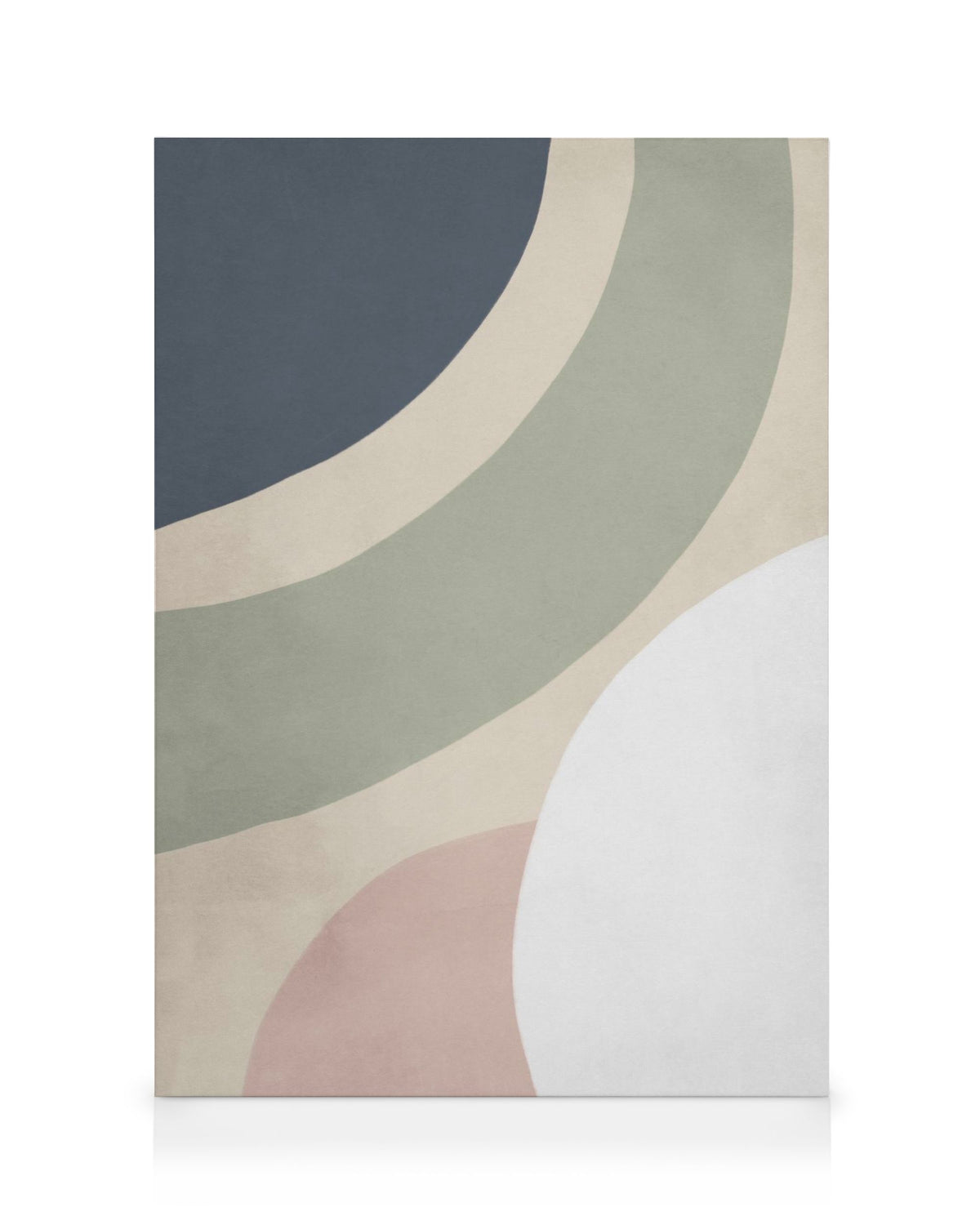 Soft Shapes No1 Canvas print