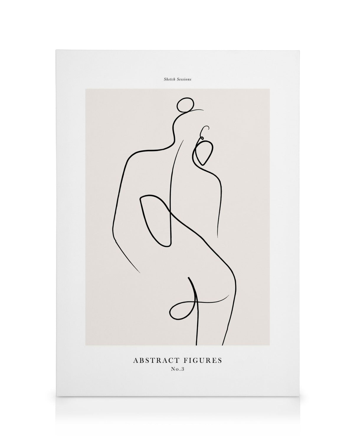 Abstract Figures No3 Canvas print