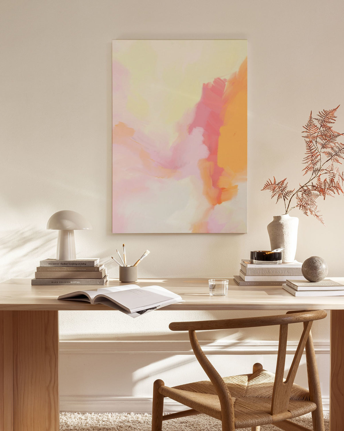 Painterly Expression No1 Canvas print