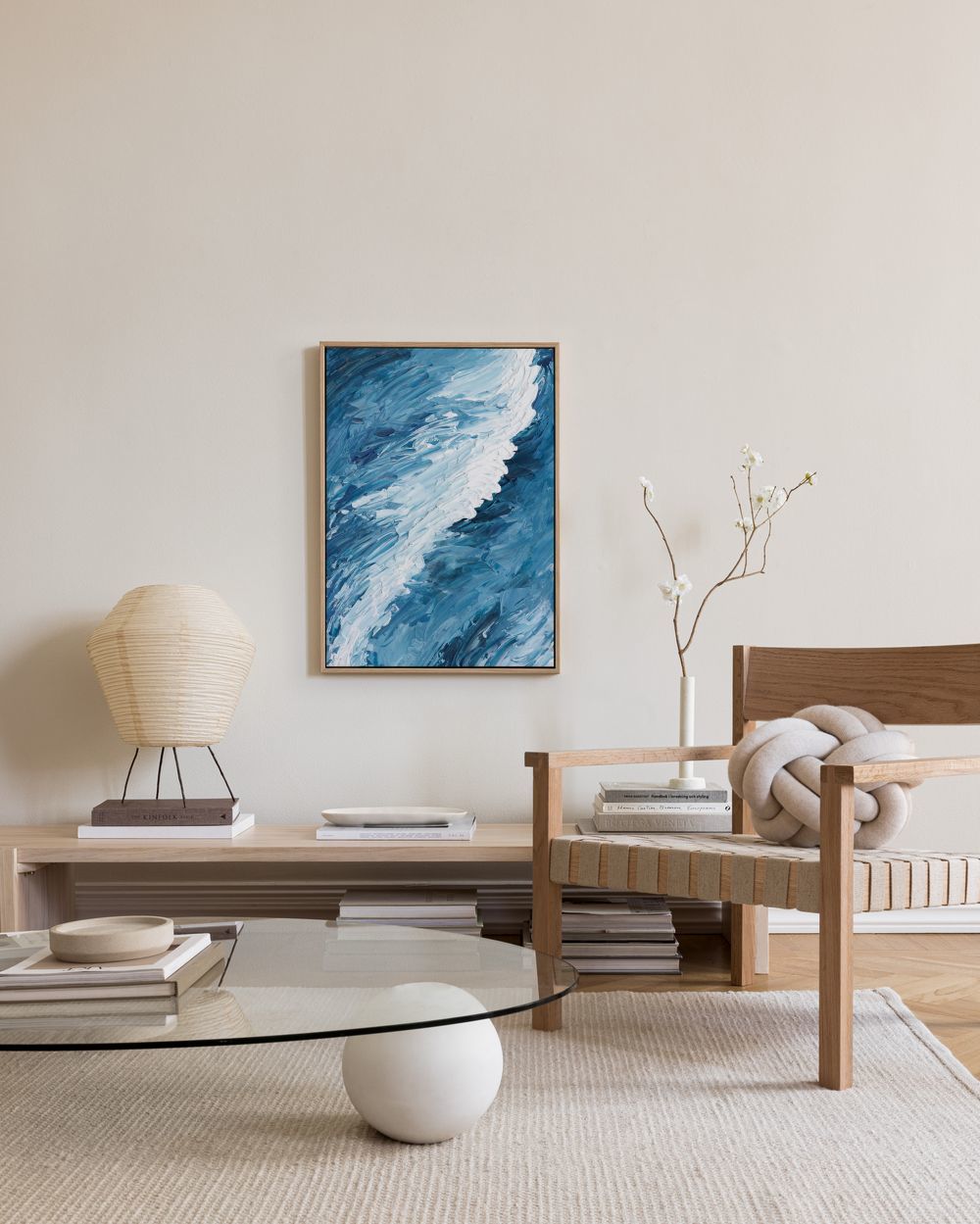 Painted Ocean Canvas print