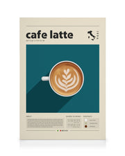 Cup of Cafe Latte Canvas print