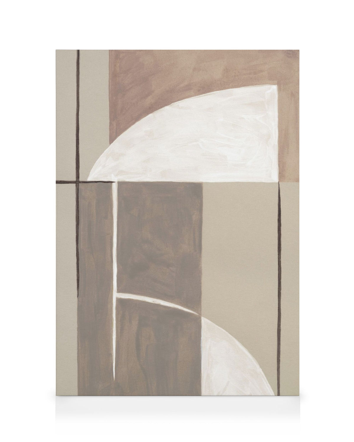 Earthy Shapes Canvas print