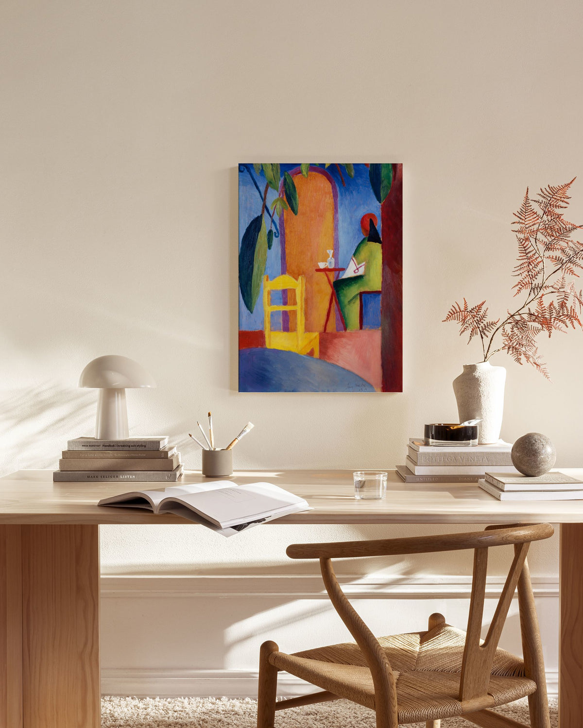 August Macke - Türkisches Café Canvas print
