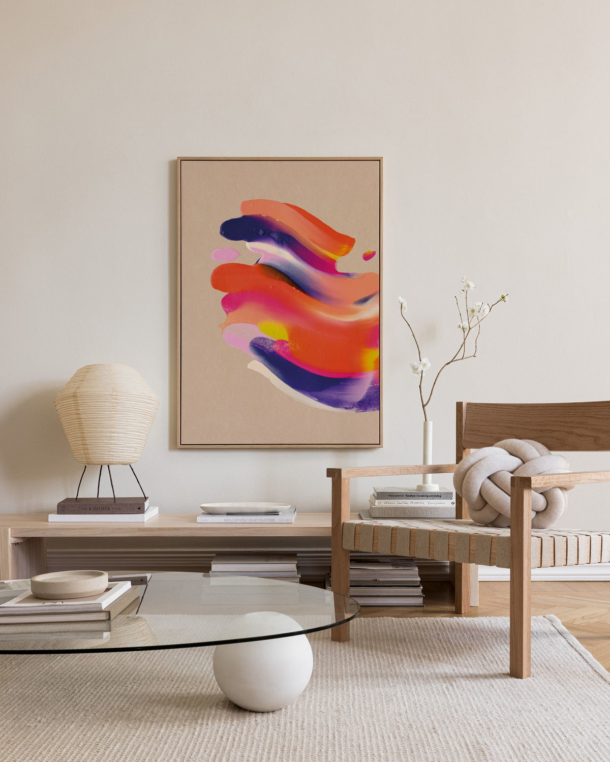 Sunset Stroke No1 Canvas print