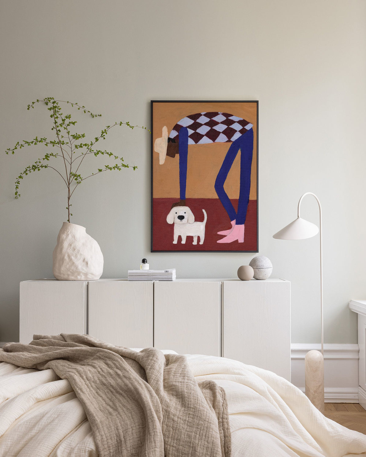 Howdy Hound Canvas print