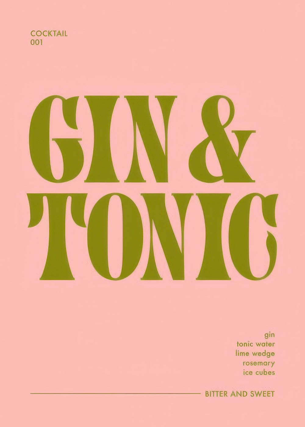 GT Cocktail Print