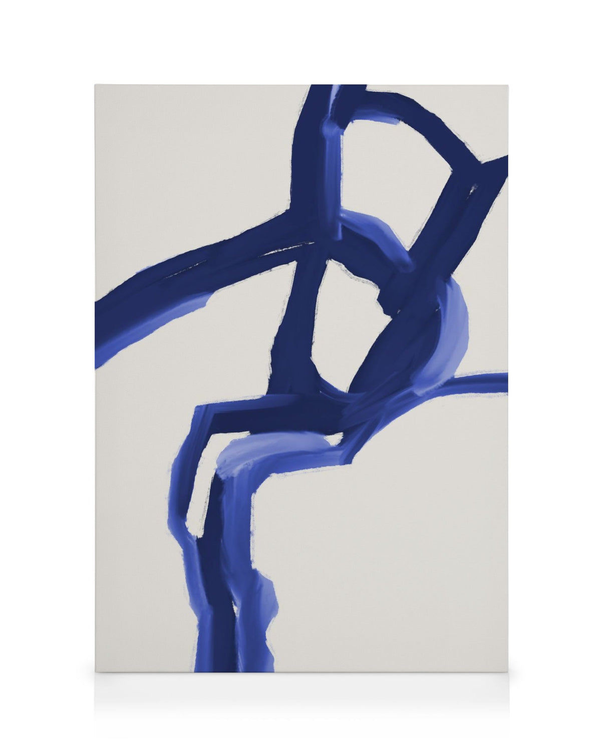 Indigo Abstract No1 Canvas print