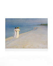 Krøyer - Summer Evening on Skagen's Southern Beach Canvas print