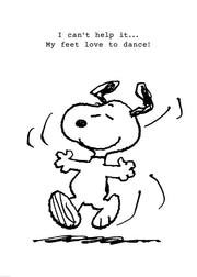 Snoopy Dancing Print