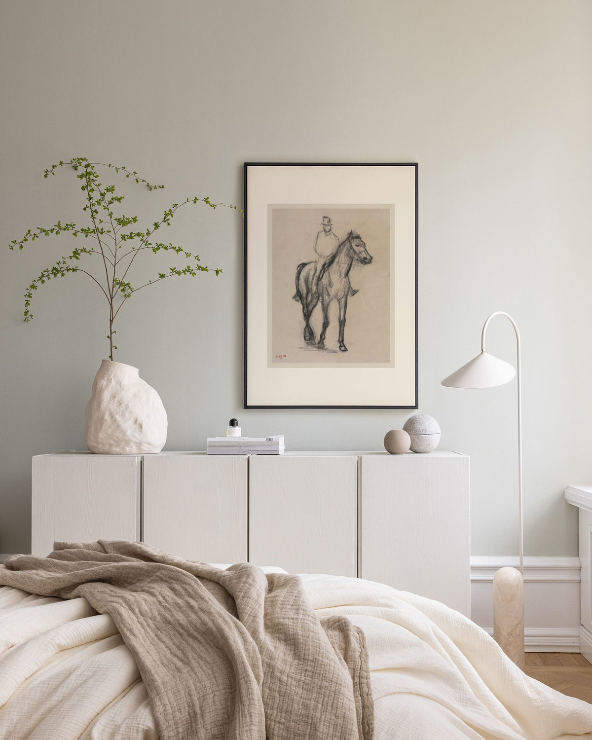 Edgar Degas - Horse and Rider Canvas print
