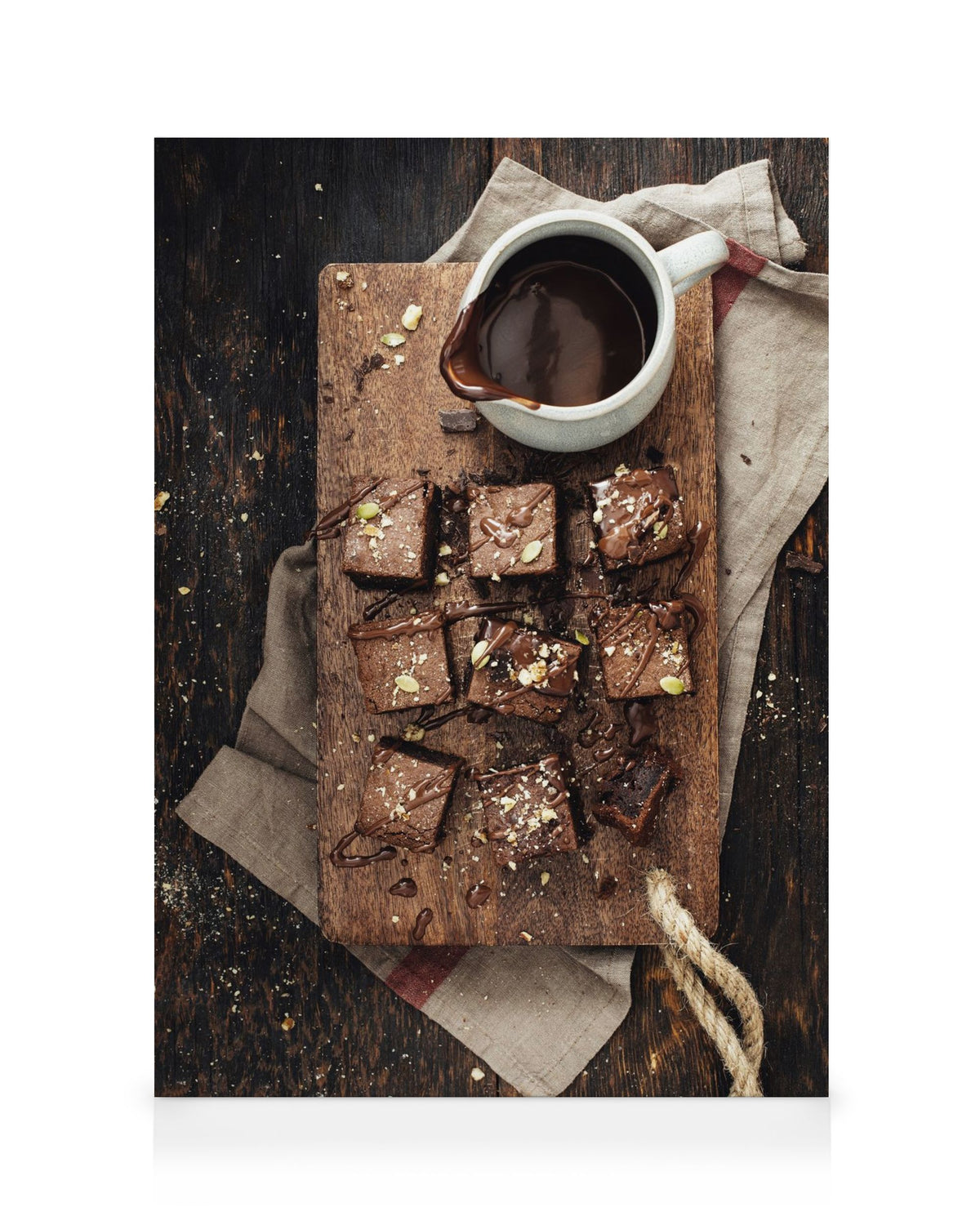 Chocolate Brownies Canvas print