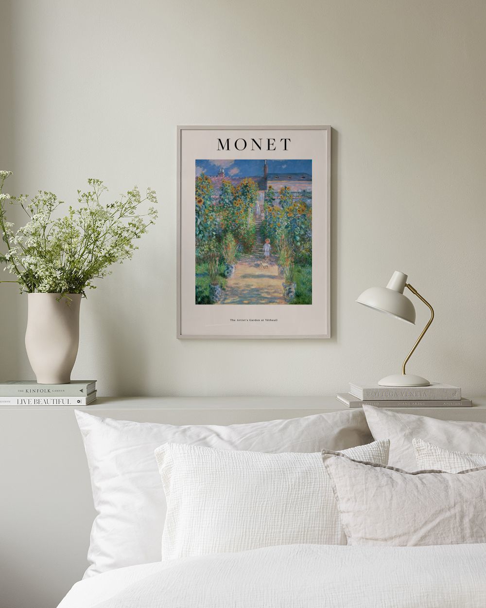 Monet - The Artist's Garden at Vétheuil Print