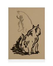 Study of Cat Canvas print