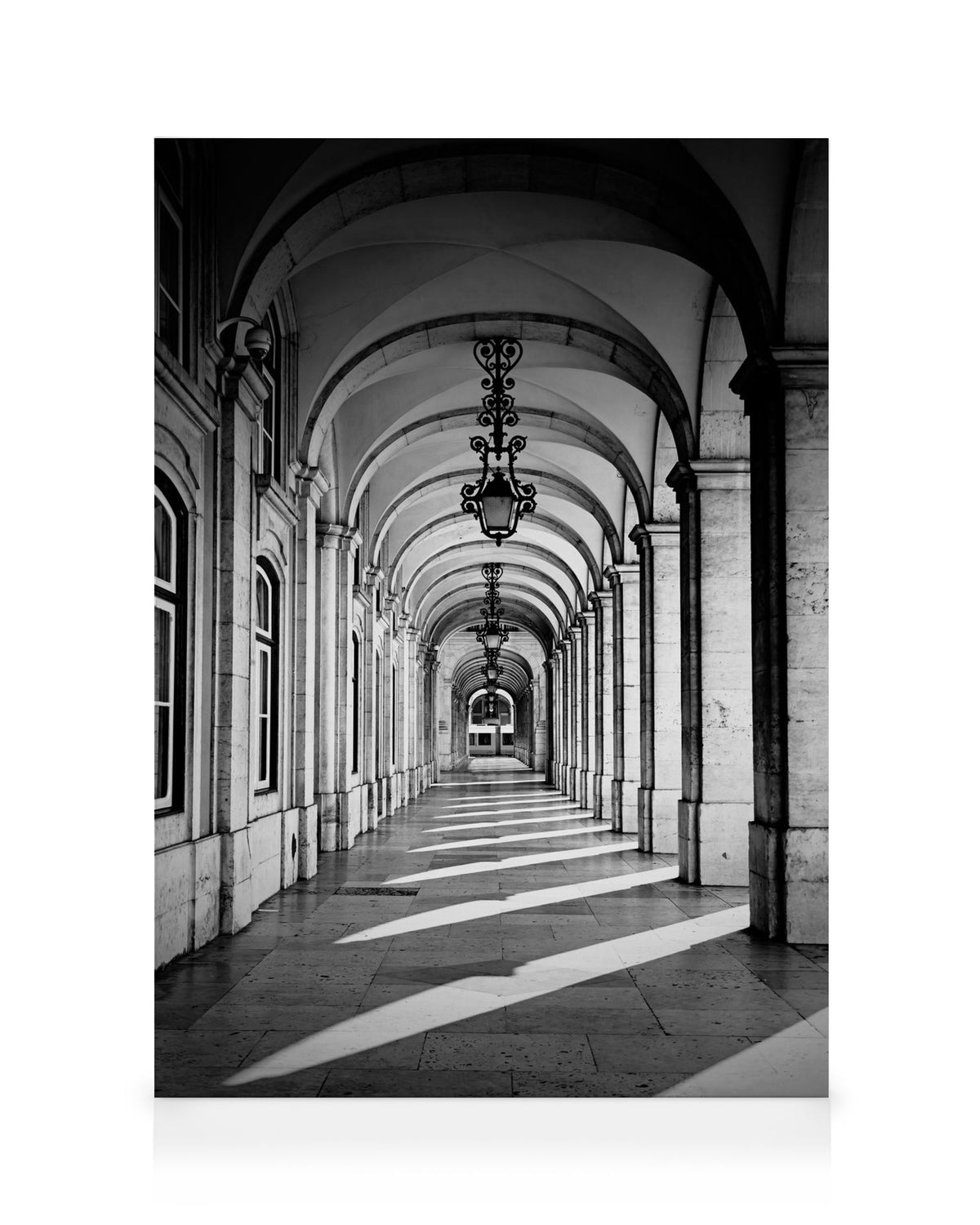 Arched Corridor Canvas print
