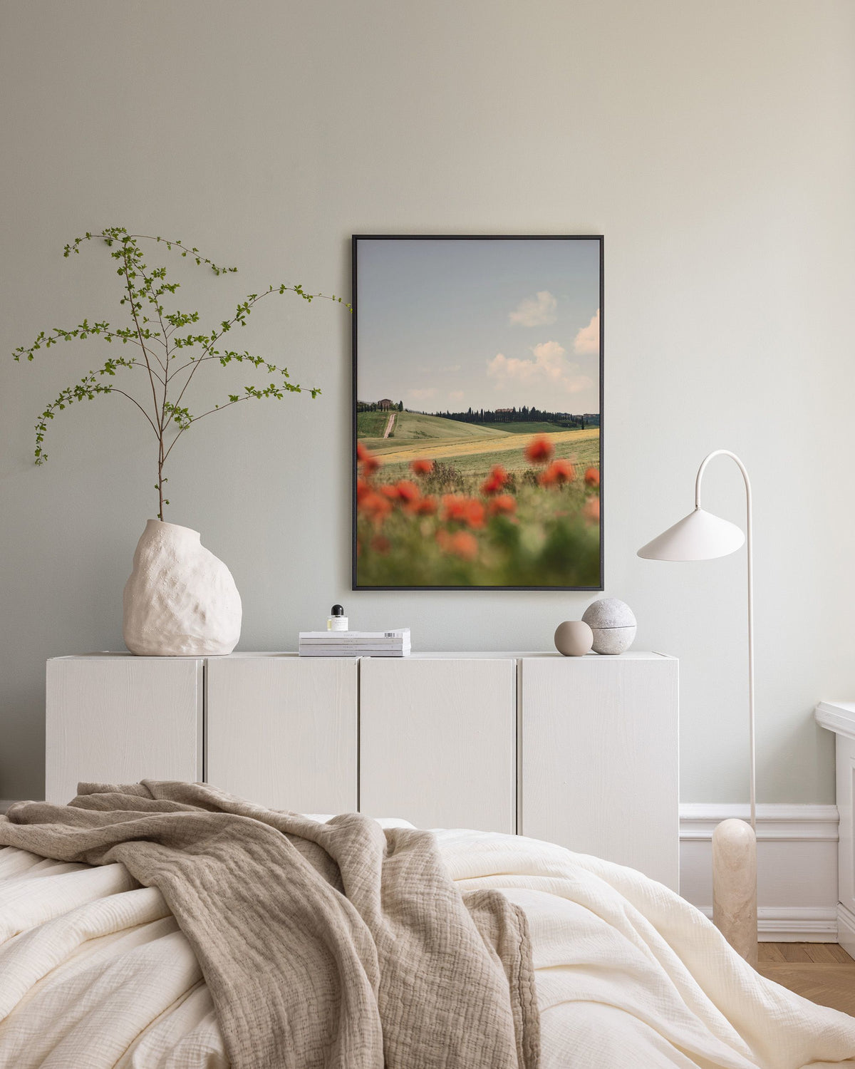 Tuscan Poppies No1 Canvas print