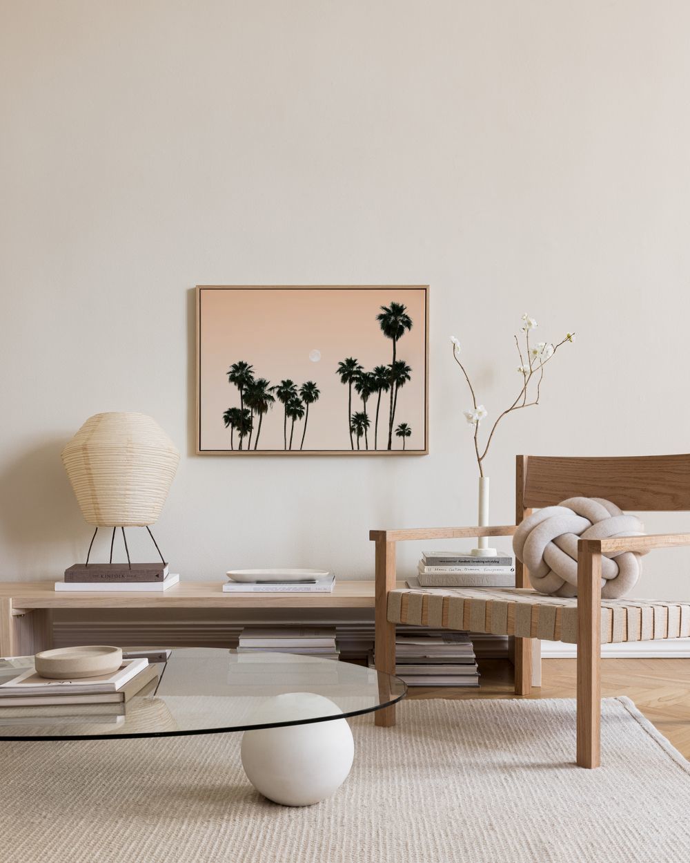 Palms in the Sky Canvas